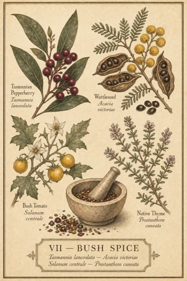 Bush Spice field-guide plate