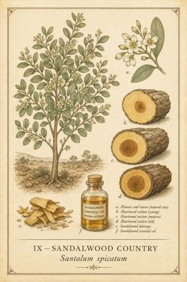 Native Hardwoods field-guide plate